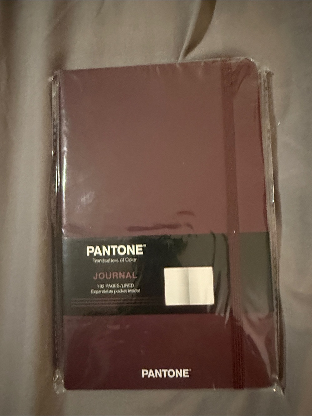 Pantone Maroon Journal Notebook - Pocket Journal